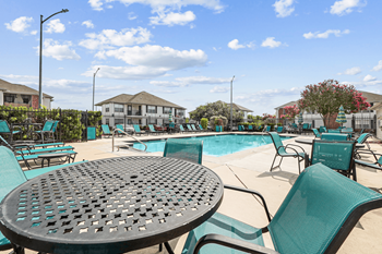 Swimming pool with sundeck